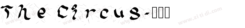 The Circus字体转换